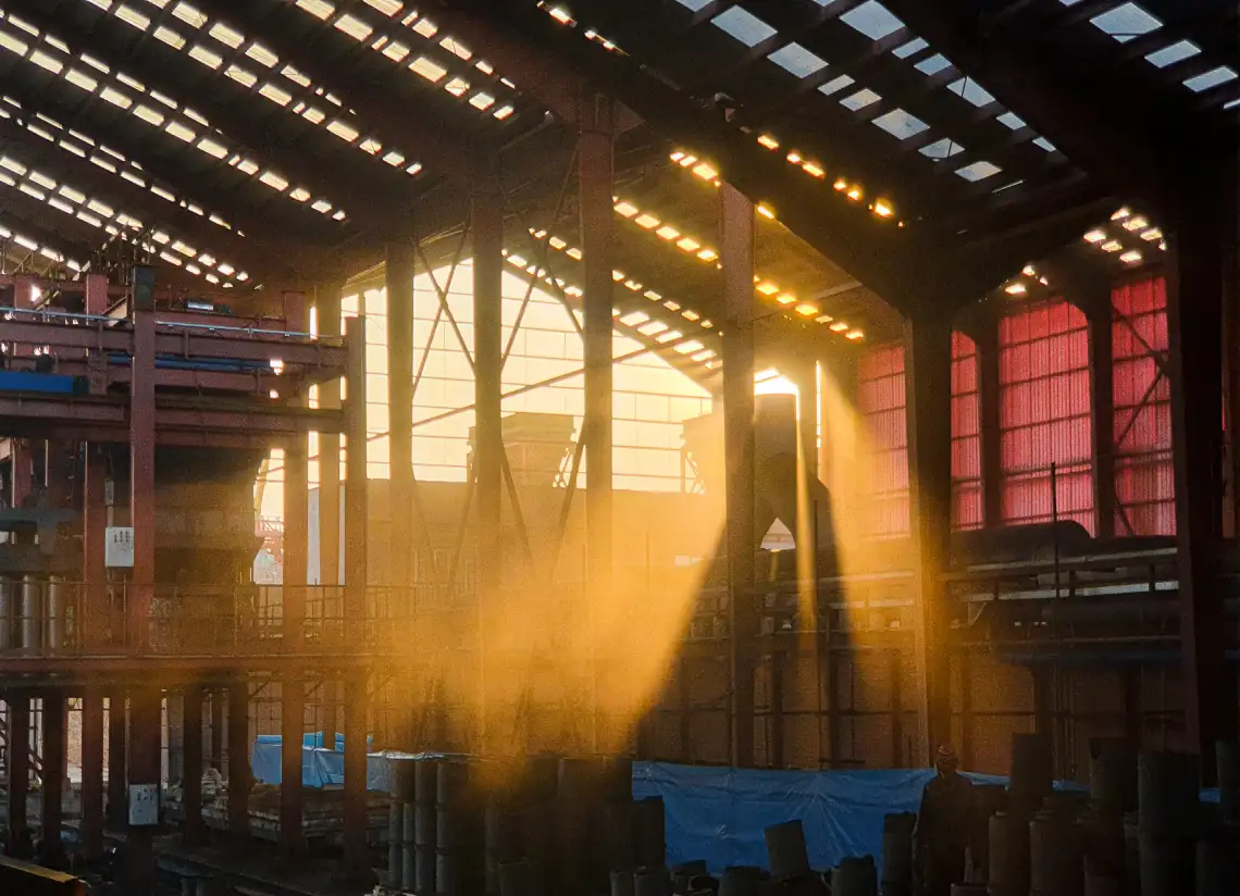 Construction of Asin Gostar Sponge Iron Plant